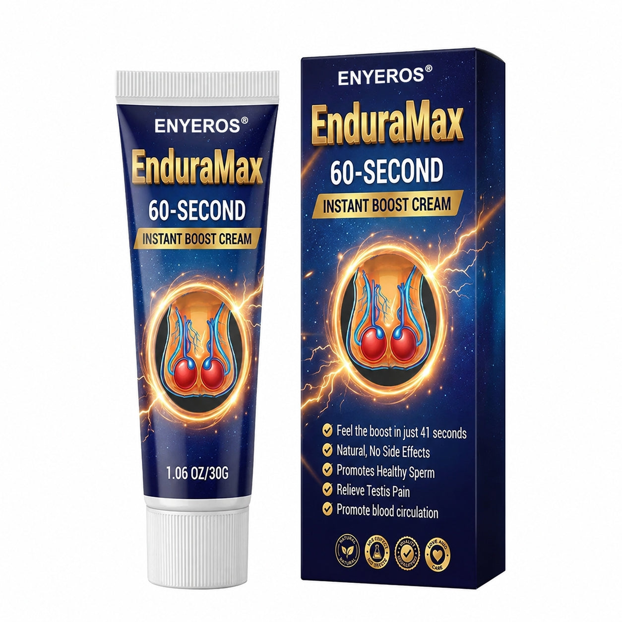 NEYEROS® Exon-Max 60 Instant Erection Cream| Powerful Support for Stronger Erections & Longer Stamina
