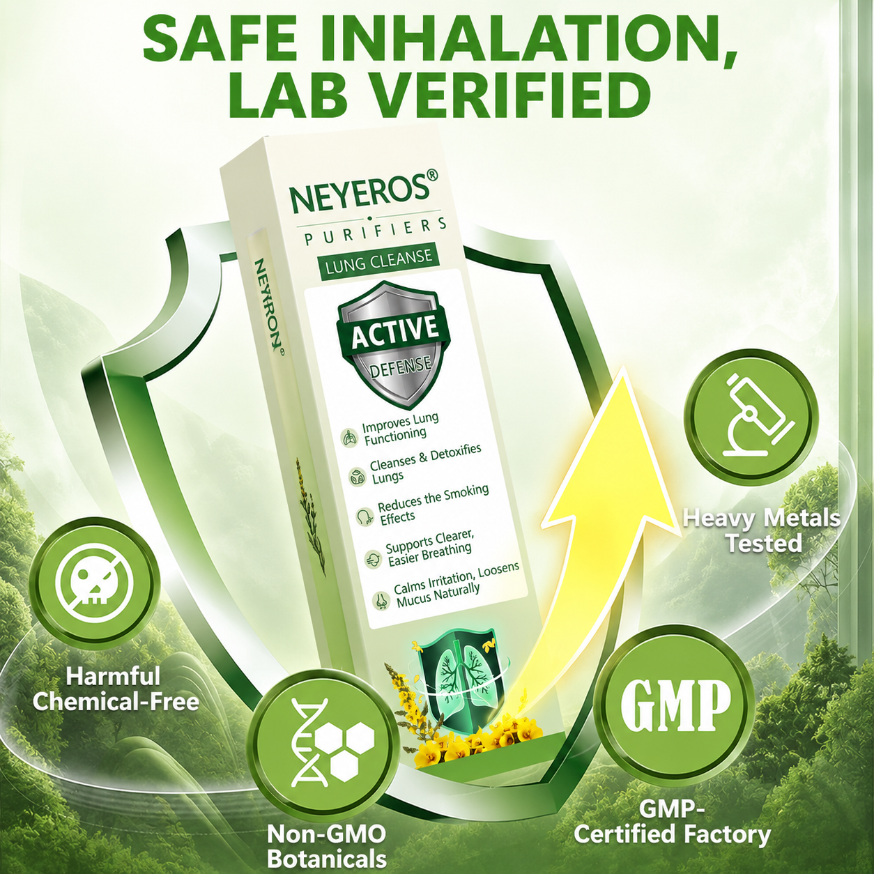 𝐀𝐔 𝐎𝐰𝐧𝐞𝐝 𝐚𝐧𝐝 𝐎𝐩𝐞𝐫𝐚𝐭𝐞𝐝 NEYEROS® 𝐁𝐨𝐭𝐚𝐧𝐢𝐜𝐚𝐥 𝐌𝐮𝐥𝐥𝐞𝐢𝐧 𝐋𝐮𝐧𝐠 𝐂𝐥𝐞𝐚𝐧𝐬𝐞 𝐃𝐢𝐟𝐟𝐮𝐬𝐞𝐫(👨‍⚕️Cough, Pharyngitis, shortness of breath, sputum, stuffy nose, bronchitis, bronchitis, allergy symptoms, lung discomfort)
