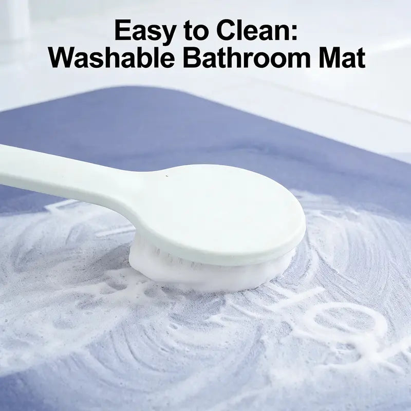 SoftStep 3-Piece Bath Mat Set – Absorbent, Quick-Drying & Non-Slip Rubber Backing