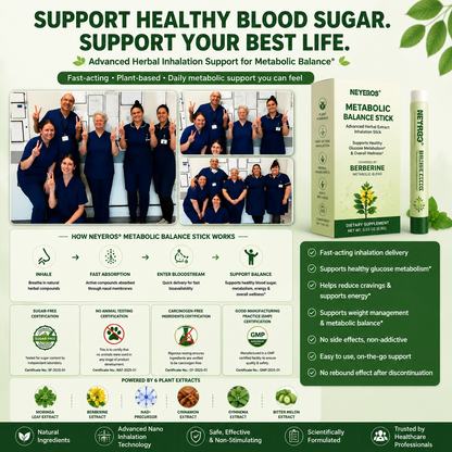 NEYEROS® | Herbal Extract 6-in-1 Slimming Night Wellness Inhalation Stick – Advanced Plant-Based Metabolic Support
