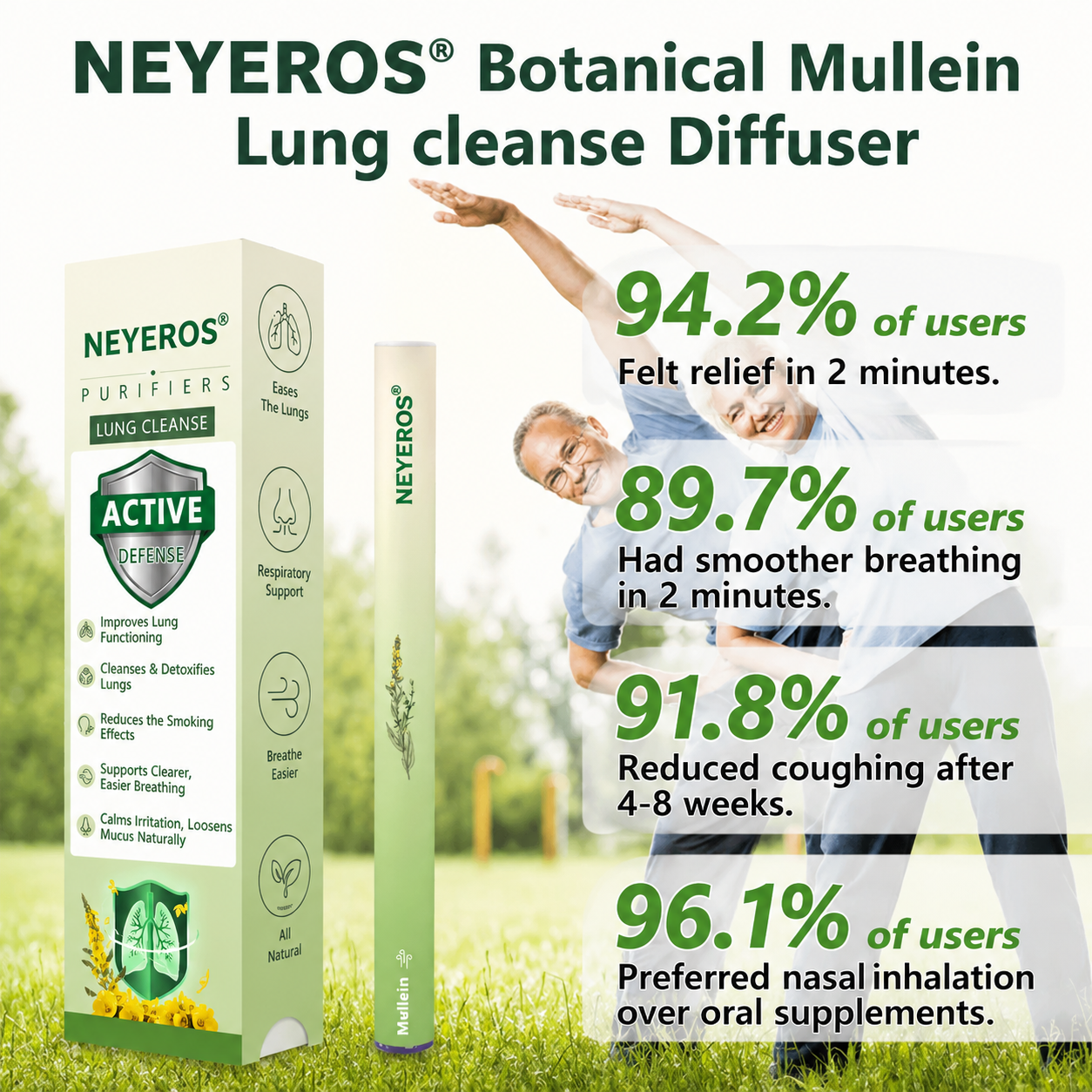 𝐀𝐔 𝐎𝐰𝐧𝐞𝐝 𝐚𝐧𝐝 𝐎𝐩𝐞𝐫𝐚𝐭𝐞𝐝 NEYEROS® 𝐁𝐨𝐭𝐚𝐧𝐢𝐜𝐚𝐥 𝐌𝐮𝐥𝐥𝐞𝐢𝐧 𝐋𝐮𝐧𝐠 𝐂𝐥𝐞𝐚𝐧𝐬𝐞 𝐃𝐢𝐟𝐟𝐮𝐬𝐞𝐫(👨‍⚕️Cough, Pharyngitis, shortness of breath, sputum, stuffy nose, bronchitis, bronchitis, allergy symptoms, lung discomfort)
