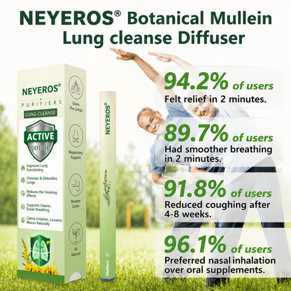 𝐀𝐔 𝐎𝐰𝐧𝐞𝐝 𝐚𝐧𝐝 𝐎𝐩𝐞𝐫𝐚𝐭𝐞𝐝 NEYEROS® 𝐁𝐨𝐭𝐚𝐧𝐢𝐜𝐚𝐥 𝐌𝐮𝐥𝐥𝐞𝐢𝐧 𝐋𝐮𝐧𝐠 𝐂𝐥𝐞𝐚𝐧𝐬𝐞 𝐃𝐢𝐟𝐟𝐮𝐬𝐞𝐫(👨‍⚕️Cough, Pharyngitis, shortness of breath, sputum, stuffy nose, bronchitis, bronchitis, allergy symptoms, lung discomfort)