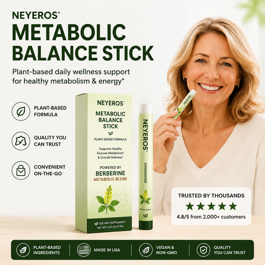 NEYEROS® 6-in-1 Herbal Metabolic Balance Inhalation Stick 🌿 (weight management support, metabolism balance, daily energy, cravings support, healthy glucose metabolism, plant-based wellness)